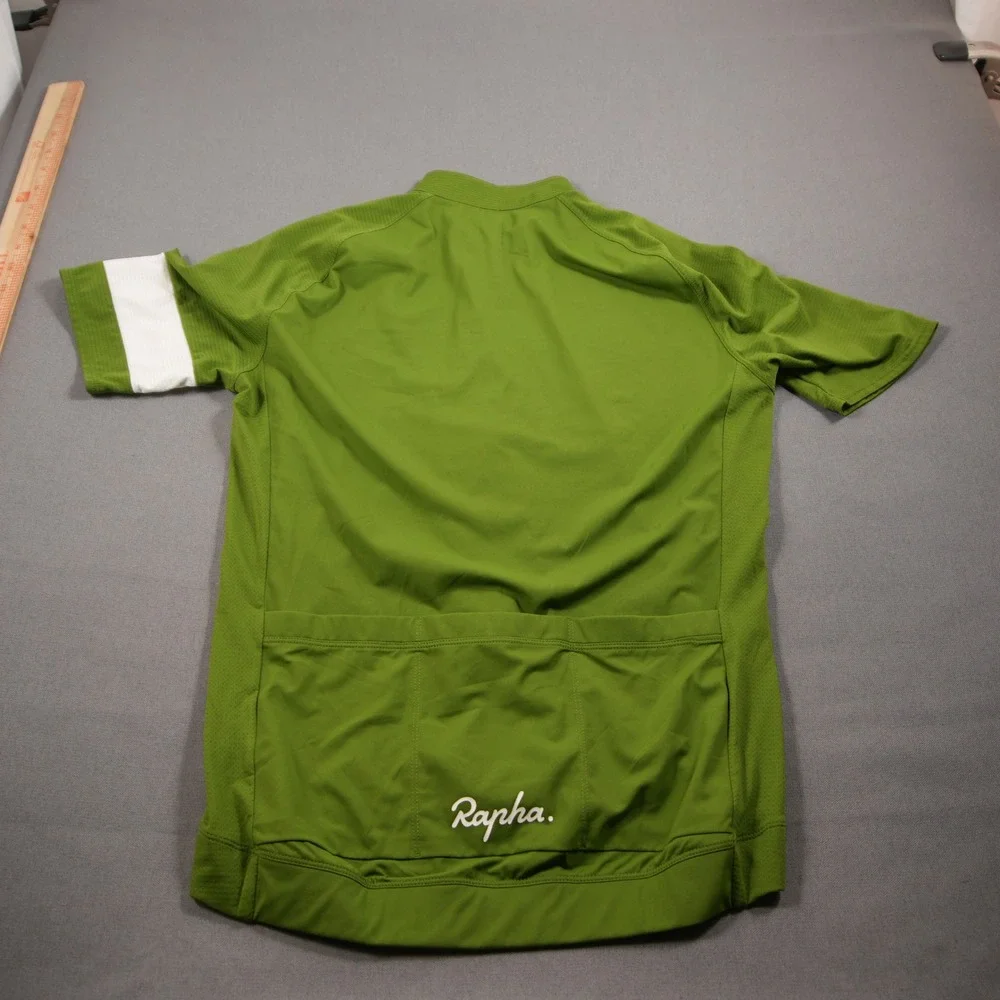Rapha Core Lightweight Short Sleeve Men Cycling Jersey L Performance Green White